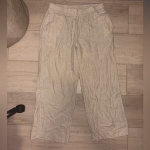 Old Navy Linen Blend Wide Leg Pant
